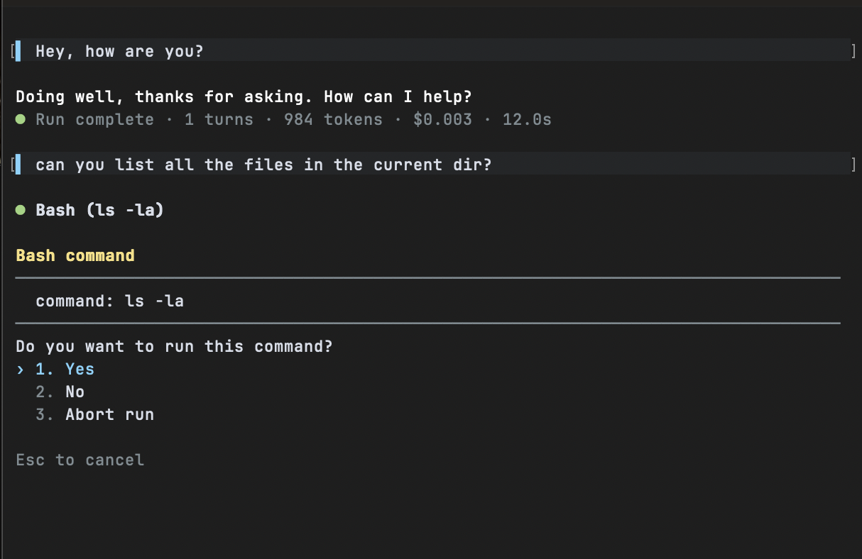 Pinocchio agent transcript